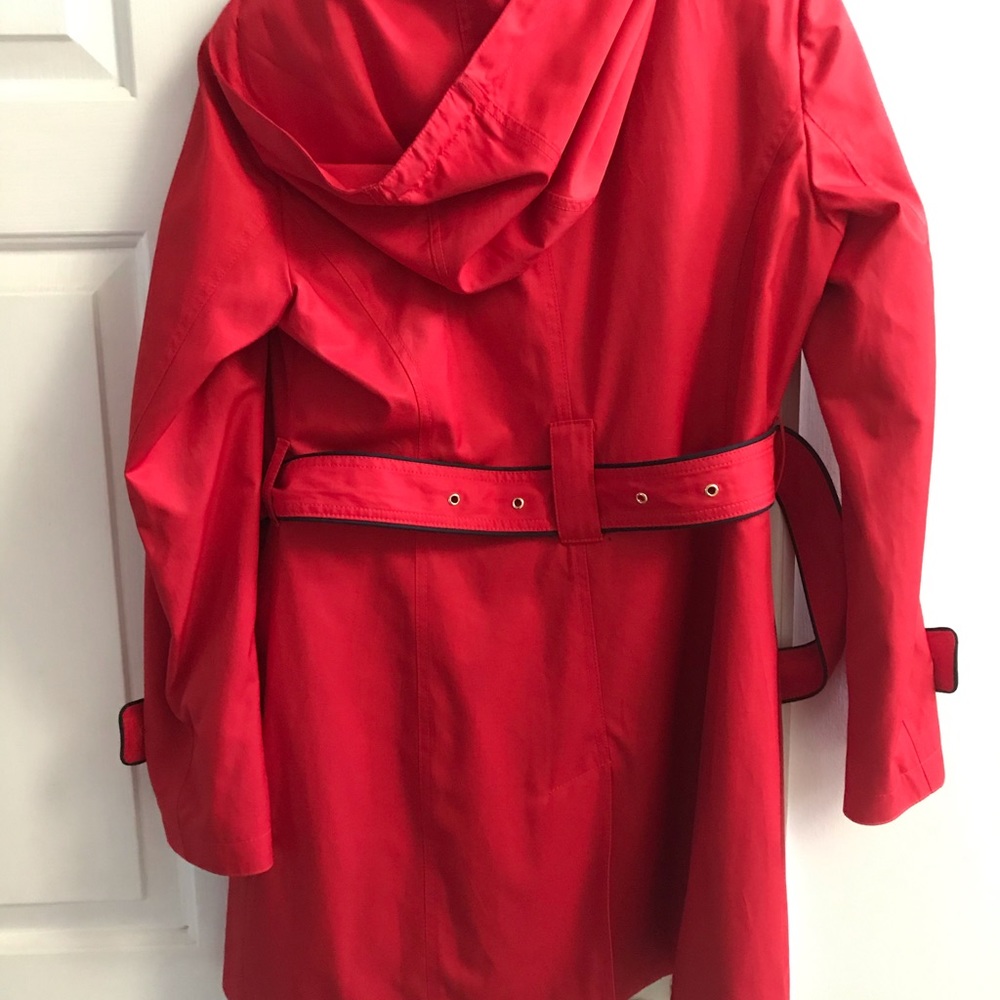 Michael Kors Red Raincoat